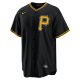 Men's Pittsburgh Pirates Nike Black Alternate Replica Team Jersey