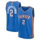 Youth Oklahoma City Thunder #2 Shai Gilgeous-Alexander Fanatics Blue 2025 NBA Finals Fast Break Player Icon Edition Jersey