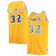 Men's Los Angeles Lakers Magic Johnson Mitchell & Ness Gold Big & Tall 1984/85 NBA 75th Anniversary Diamond Swingman Jersey