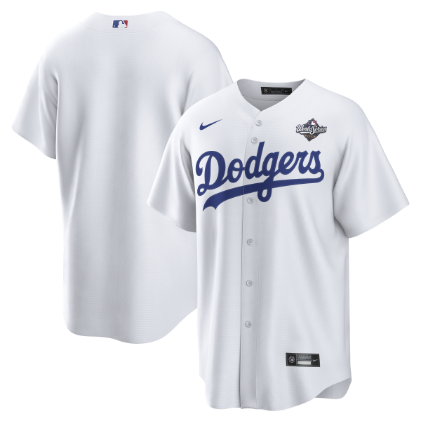 Men's Los Angeles Dodgers Nike White 2025 World Series Home Jersey