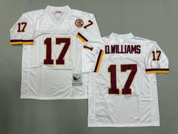 Men's Washington Commanders #17 Doug Williams White Jersey