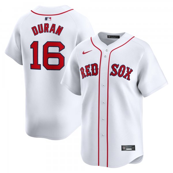 Men's Boston Red Sox Jarren Duran Nike White Home Limited Player Jersey