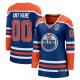 Women's Edmonton Oilers Fanatics 2025 Stanley Cup Final Home Breakaway Custom Royal Jersey
