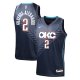 Youth Oklahoma City Thunder #2 Shai Gilgeous-Alexander Nike Navy 2025/26 City Edition Swingman Jersey