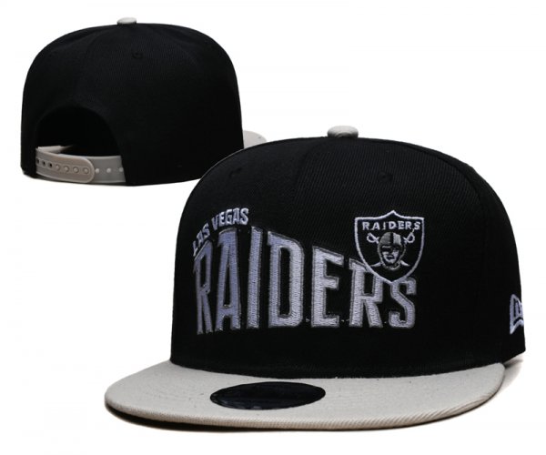 Las Vegas Raiders Black and Gray Cap