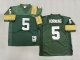 Men's Green Bay Packers #5 Paul Hornung Green Mitchell & Ness Jersey