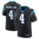 Youth Carolina Panthers #4 Tetairoa McMillan Nike Black 2025 NFL Draft First Round Pick Game Jersey