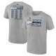 Men's New England Patriots  Fanatics Heather Gray Super Bowl LX Roster T-Shirt