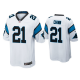 Men's #21 Jeremy Chinn Carolina Panthers White 2020 NFL Draft Game Jersey