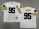 Men's Pittsburgh Steelers #95 Greg Lloyd White Jersey