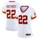 Women's #22 Jacory Croskey-Merritt Washington Commanders Nike Game Super Bowl Era White Jersey